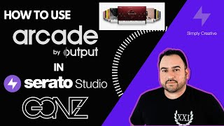 How To Use Output Arcade in Serato Studio.  #seratostudio #outputarcade