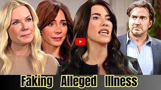 TODAY"S BOLD & BEAUTIFUL HOT NEWS! Steffy & Taylor Faking Illness to Win Ridge’s Sympathy? WATCH NOW