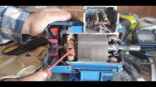 How to cutaway a 3 phase motor