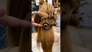 Rose hair style #shorts #ytshorts #shortfeed #shortviral #advancehairstyle #rose #viral