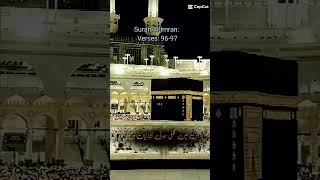 بلاشبہ پہلا گھر جو لوگوں کی عبادت کے لیے مختص کیا گیا وہ کعبہ ہے۔#makkah #masjidenabvi