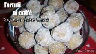 Tartufi al caffè con uova pastorizzate con mounsieur cuisine connect