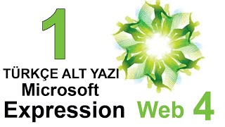 Expression Web 4 Tutorial TÜRKÇE ALT YAZI SEÇENEĞİ - 1