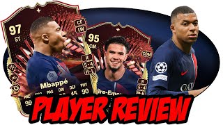 97 MBAPPE & 95 ZAIRE-EMERY TOTS - Player Review Team Of The Season | ULTIMATE TEAM 24 l FC 24