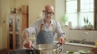 Stanley Tucci's Pasta with Fresh Cherry Tomatoes and Basil | Tucci by GreenPan™