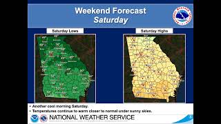 NWS Atlanta Weekly Weather Briefing (May 13, 2021)