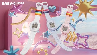 BABY-G＋PLUS Mix and matchable colorful band loops for a sweet style that’s all your own | CASIO