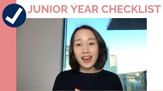 High School Junior Year Checklist!