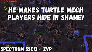 The TURTLE ZERG IS BACK! We call this the AVERAGE HAROKKU ZVP! - SPECTRUM S5E13 - SC2 - Mauzy