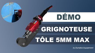 Grignoteuse hydraulique pour tôle 5mm max. - DUMATOS EQUIPEMENT