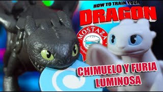 Cajita Mostaza COMO ENTRENAR A TU DRAGÓN 3 - "CHIMUELO Y FURIA LUMINOSA " | Oye Tomy Lee