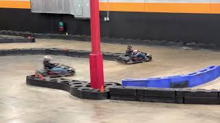 When Motocross riders battle Go-Karts