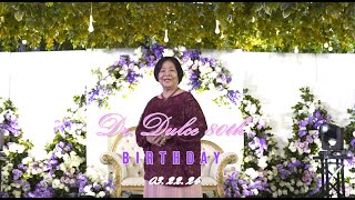 Dra Dulce Gust - 80th Birthday Onsite Photo Slideshow