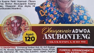 Obaapanin Adwoa Asubonten funeral rites  Part 2