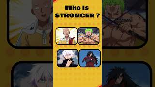 Who is Stronger? || Anime Quiz