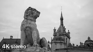 Walking in Paris – Chateau Chantilly (4K, Stereo Sounds)