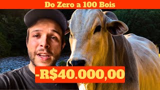 Comecei na pecuária com recursos limitados | Do Zero A 100 Bezerros