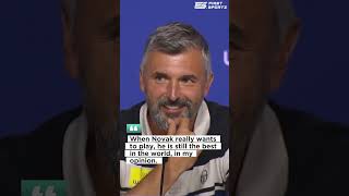 Goran Ivanisevic predicts jf Novak Djokovic can still win a Grand Slam in 2025! 😳 #novakdjokovic