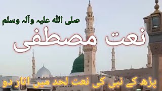 نعت مصطفی //پڑھ کے نبی کی نعت لحد میں اتار دو //صلی اللہ علیہ وآلہ وسلم