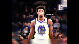 NBA Photoshop Jersey Swap ~ James Wiseman to the Warriors (Speedart)