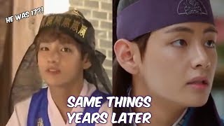 Taehyung делает то же самое годы спустя