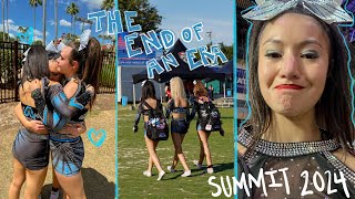 SUMMIT 2024 VLOG! my last time competing as a cheerleader...