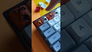 Pochita keycap fit and sound test 🔊 #shorts