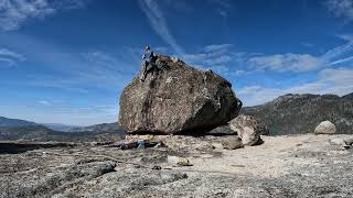 Yosemite Bouldering - Turtleback Dome, Unnamed (VB)