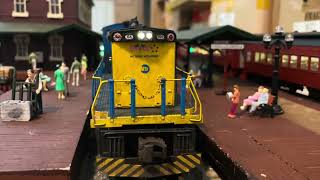 MTH Long Island railroad MP15 weathering & running