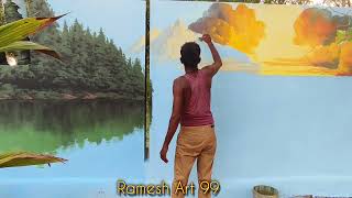 @Ramesh Art 99 weather coat wall painting