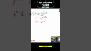 Pertidaksamaan Eksponen Soal 2 #maths #mathematics #eksponen