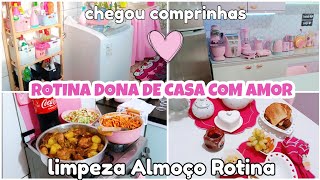 ROTINA DONA DE CASA 🏡 ALMOÇO COMPLETO LIMPEZA ORGANIZAÇÃO COMPRINHAS #FAXINA #COMPRINHASPROLAR