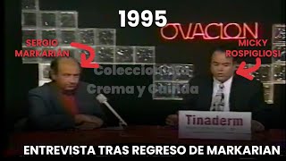 Entrevista a Sergio Markarian | Año 1995 | Realizada por Micky Rospigliosi | Ovación ⚽🎞