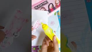 How do you make a  blackpink bookmark //DIY blackpink bookmark for blinks#shorts #youtube #paper