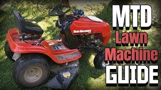 How to Operate an MTD Yard Machine Lawn Tractor |  Riding Mower Instructional Video | Model 760 770