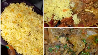 How To Make 🐔 Chicken stew/Kienyeji chicken/Vegetable  Rice