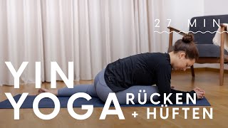 Yin Yoga  | Rücken und Hüften dehnen | zur Ruhe kommen | 26 Min