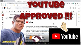 Finally!!!...YouTube Approved my Channel...