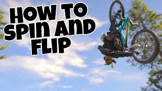 How to do spins and flips in Riders Republic with Trickster settings