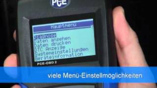 OBD Tester PCE-OBD 2