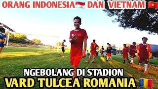 NONTON BOLA LAGI GAEES DI STADION VARD ROMANIA