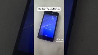 Old Sony Xperia Startup!