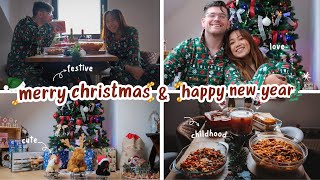 intimate Christmas vlog and New Year celebration  || opening gifts, cooking and family time