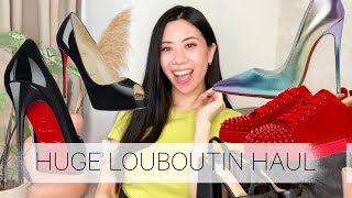 UNBOXING CHEAP CHRISTIAN LOUBOUTIN HAUL 5 PIECES REVEAL | LUXURY SAMPLE SALES | SECRET STAMP STORY??