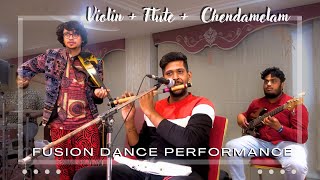 VIOLIN CHENDA FUSION Dance Performance | 𝟑 𝐦𝐨𝐯𝐢𝐞 𝐛𝐠𝐦 | Manickam Mahal | Thoothukudi | @mrmrsevents