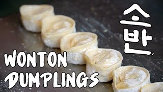 How to make Wonton Dumplings (traditional) for Wonton Soup BONE BROTH soup