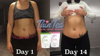 HOW TO CONTROL BLOATING & LOSE FAT FAST! | THIN TEA REVIEW... DOES IT REALLY WORK? | Zoey