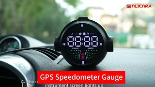 ALicar M10 Head Up Display GPS Speedometer Gauge Vehicle HUD  Suitable For all Cars Trucks Buses