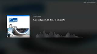 SAF Insights: SAF Book & Claim 101