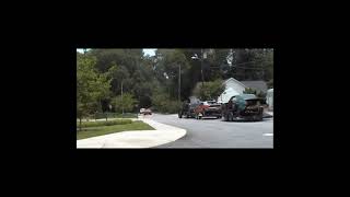 General Lee being chased by Roscoe #generallee #roscoe #hazzard #dukes #generalleecar